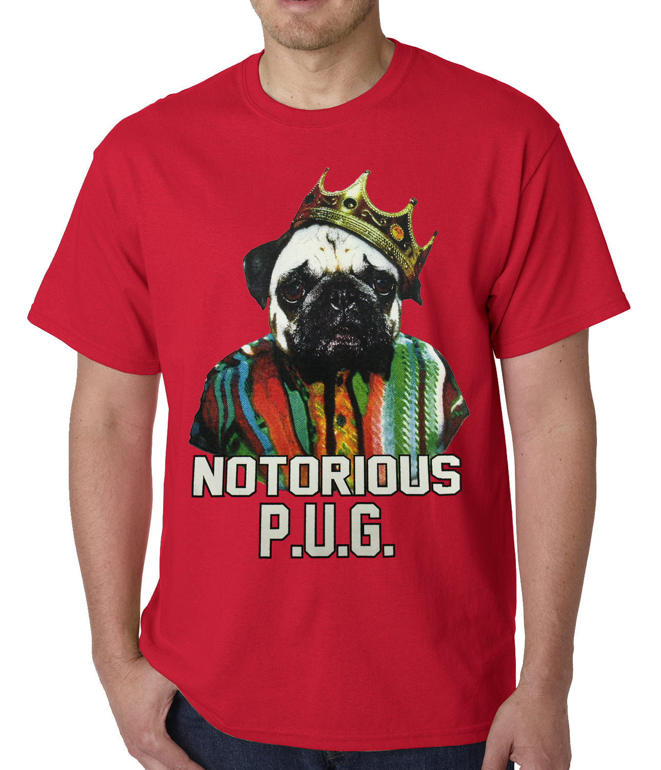 Notorius Pug Life Mens T-shirt