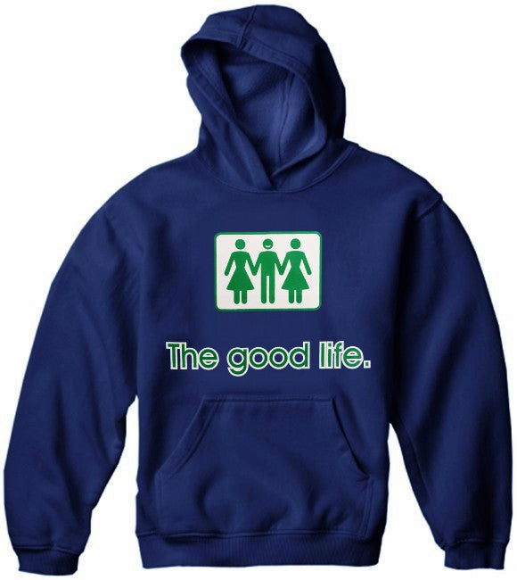 Novelty Sweatshirts - The Good Life Threesome Hoodie