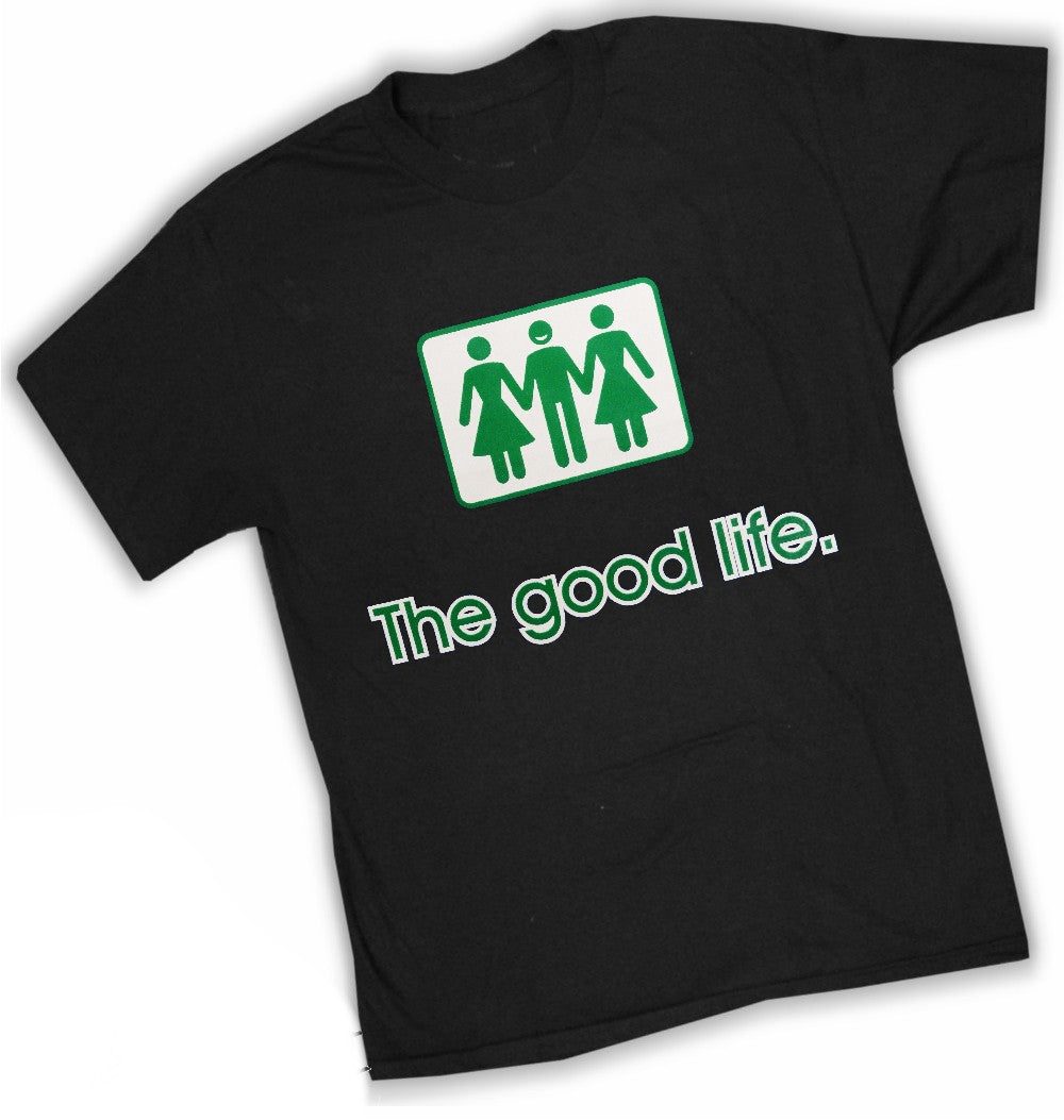 Novelty T-Shirts - The Good Life Threesome T-Shirt