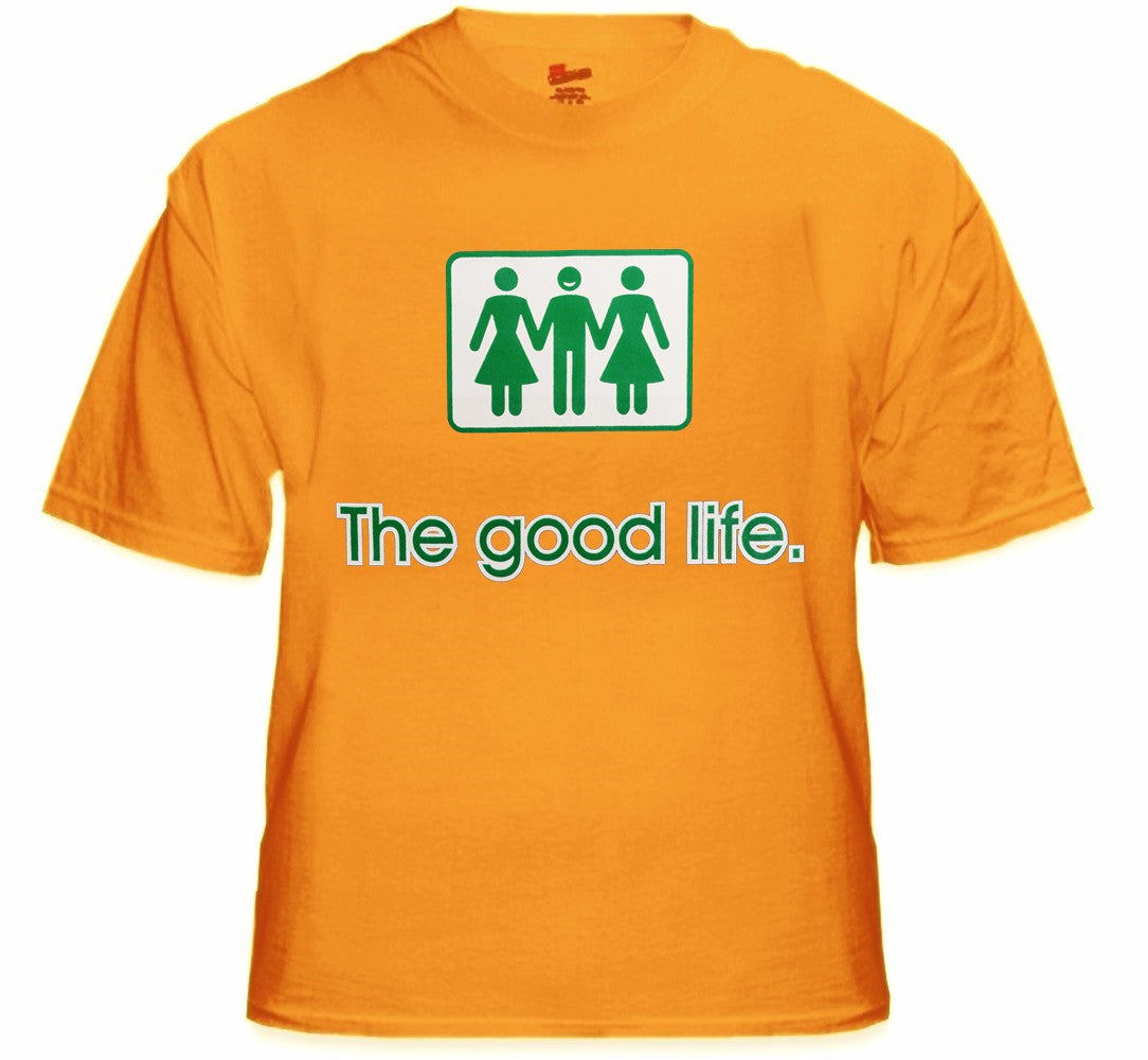 Novelty T-Shirts - The Good Life Threesome T-Shirt