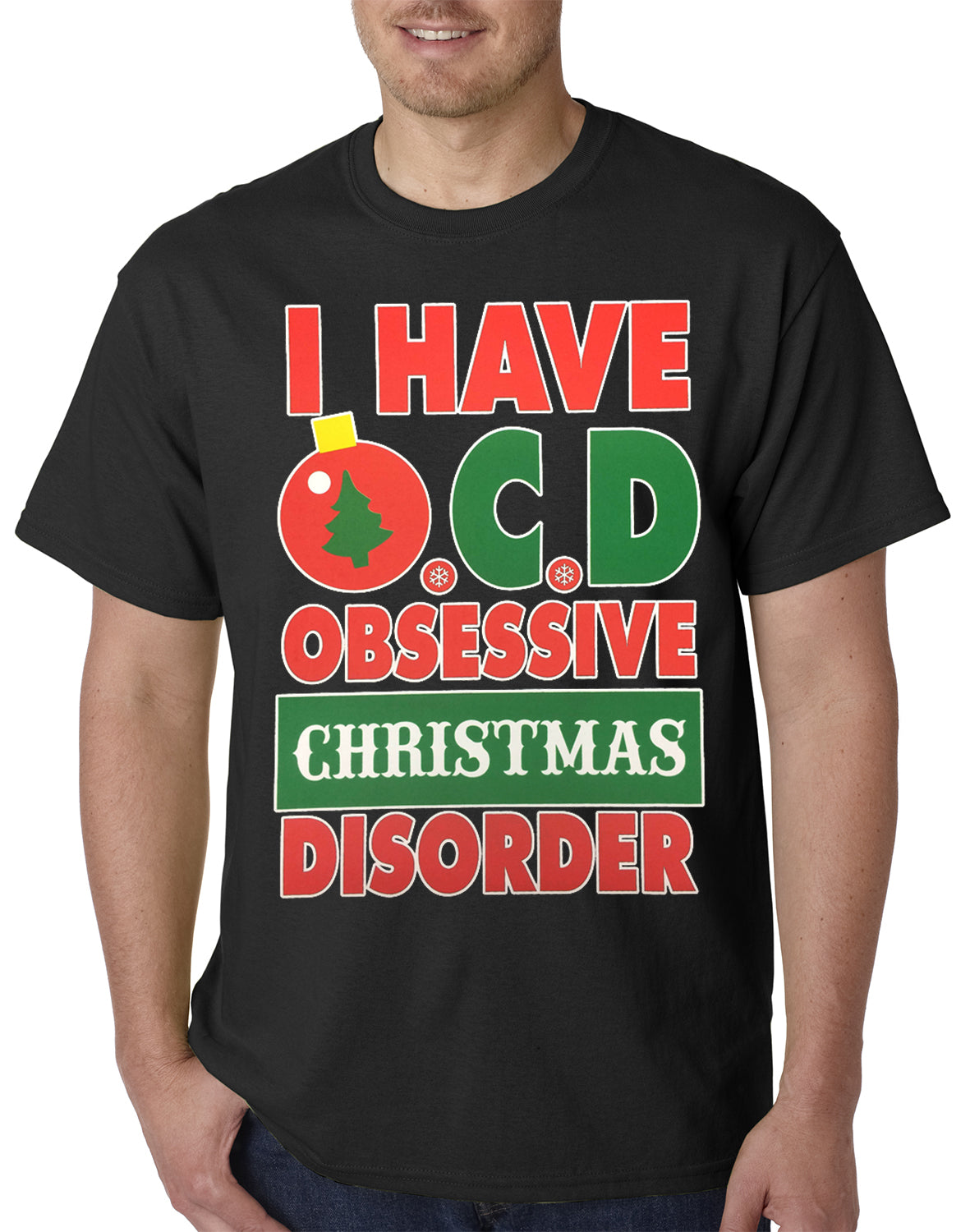 OCD - Obsessive Christmas Disorder Mens T-shirt