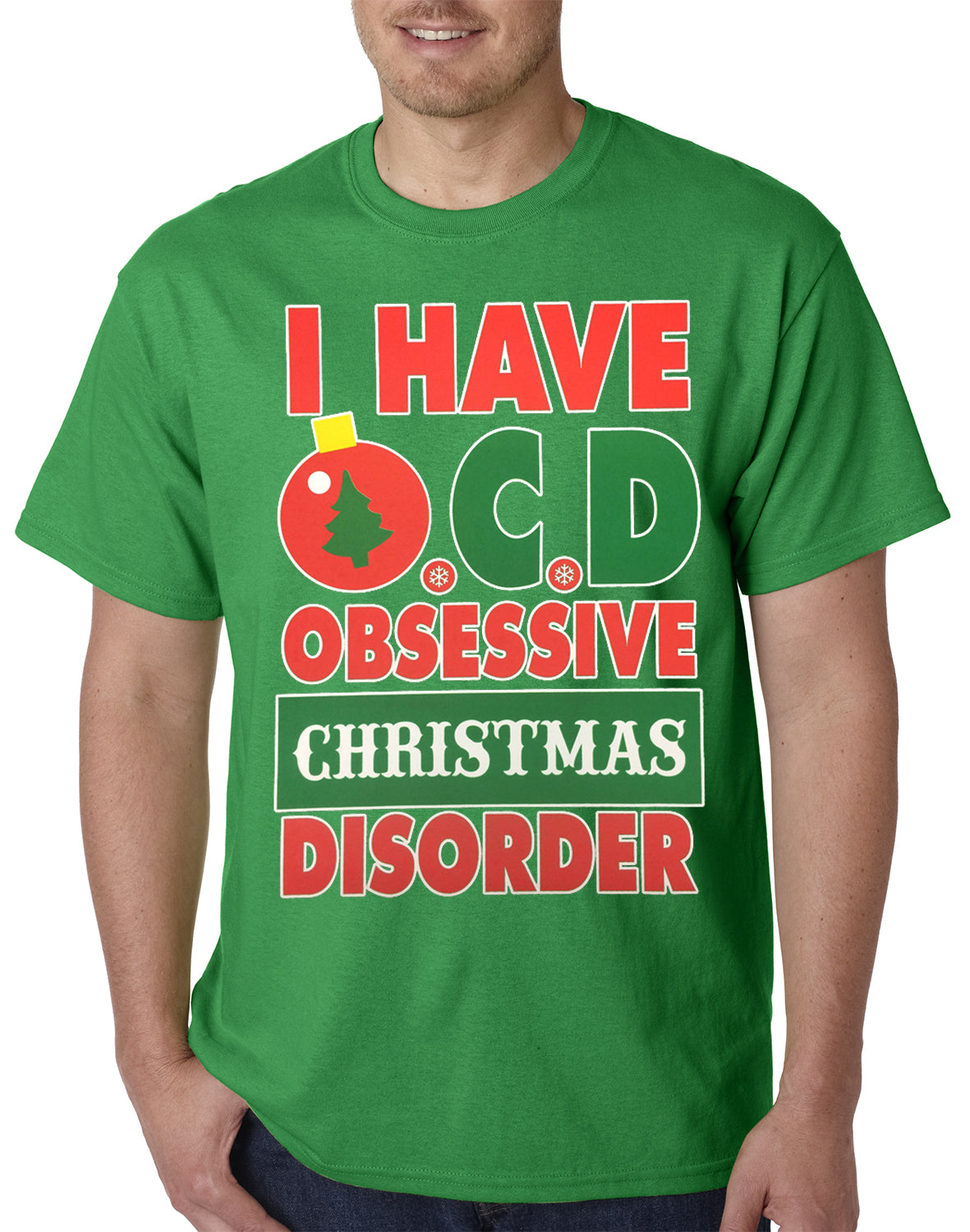 OCD - Obsessive Christmas Disorder Mens T-shirt