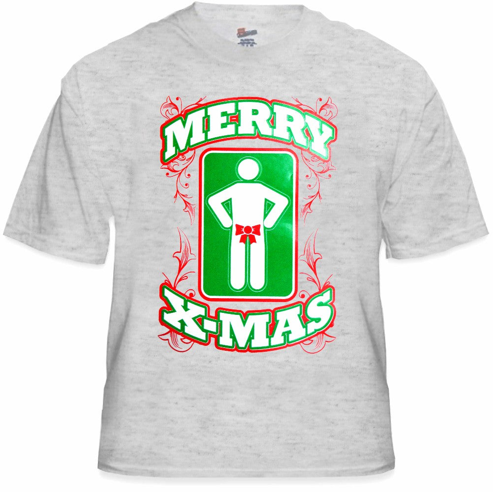 Offensive Christmas T-Shirts - Merry X-Mas T-Shirt
