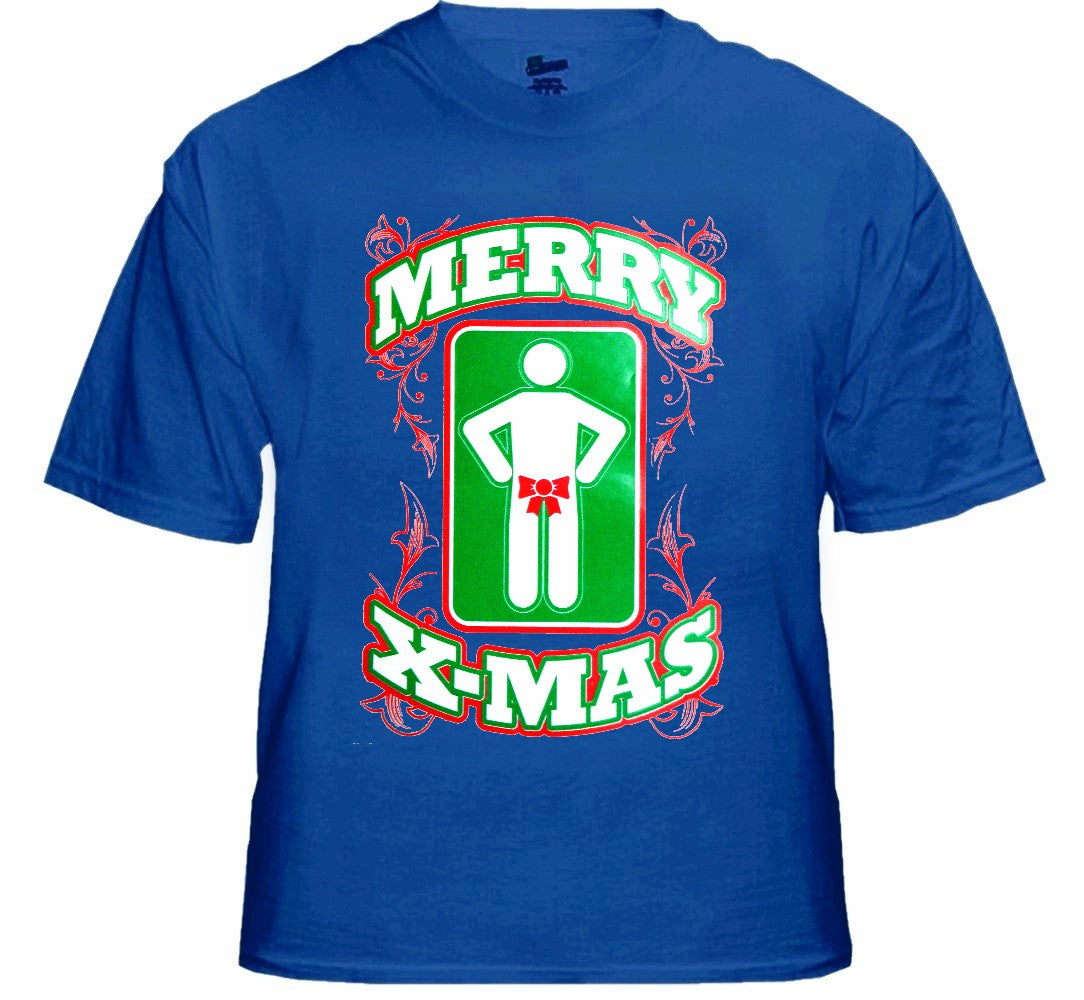 Offensive Christmas T-Shirts - Merry X-Mas T-Shirt
