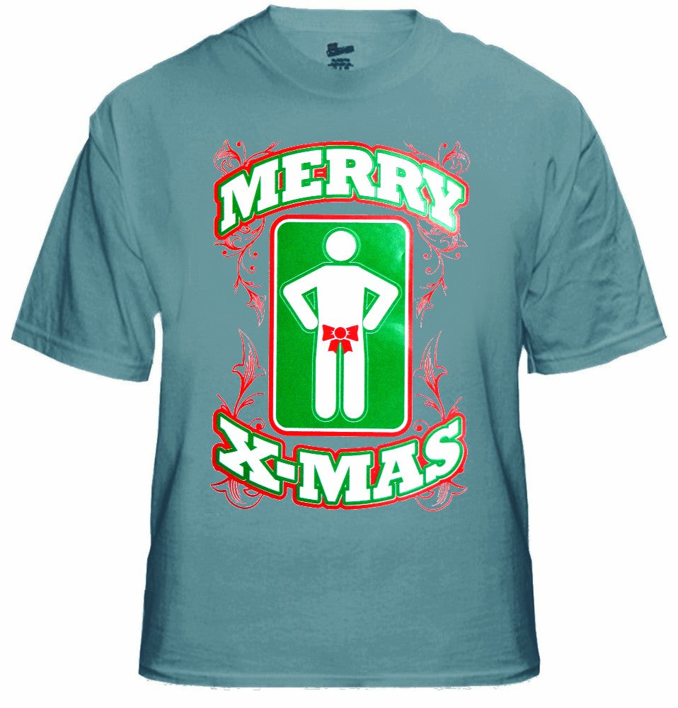 Offensive Christmas T-Shirts - Merry X-Mas T-Shirt