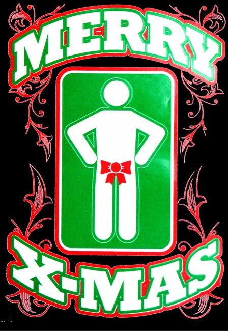 Offensive Christmas T-Shirts - Merry X-Mas T-Shirt