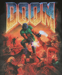 Official Doom Original Cover Mens T-shirt