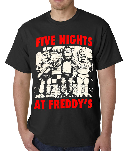 Official Five Nights At Freddy's Mens T-shirt – Bewild