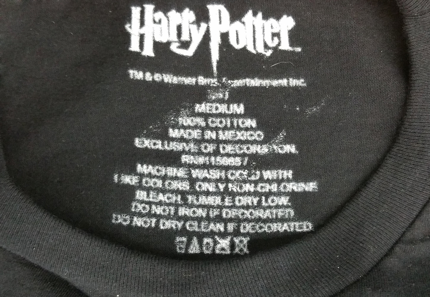 Official Harry Potter Deathly Hallows Mens T-shirt