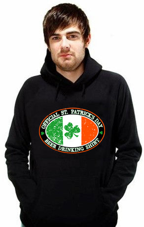 Official St. Patrick's Day Beer Drinking Adult Hoodie