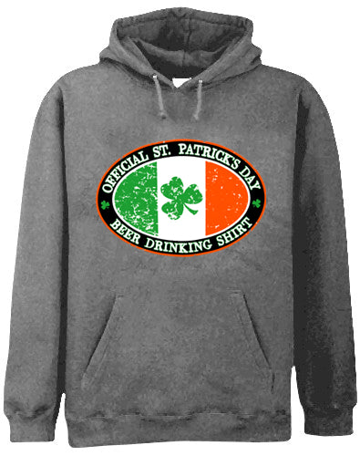 Official St. Patrick's Day Beer Drinking Adult Hoodie