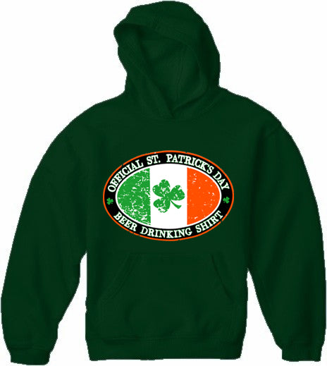 Official St. Patrick's Day Beer Drinking Adult Hoodie