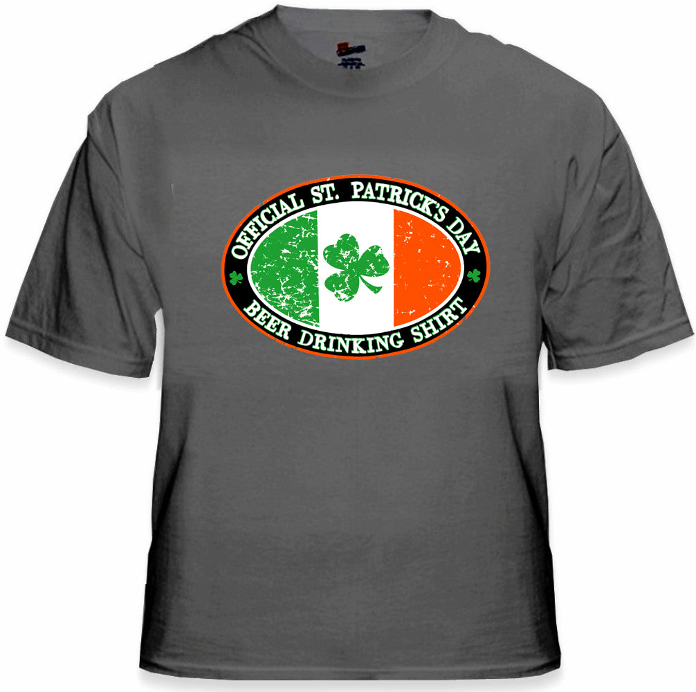 Official St. Patrick's Day Beer Drinking Men's T-Shirt
