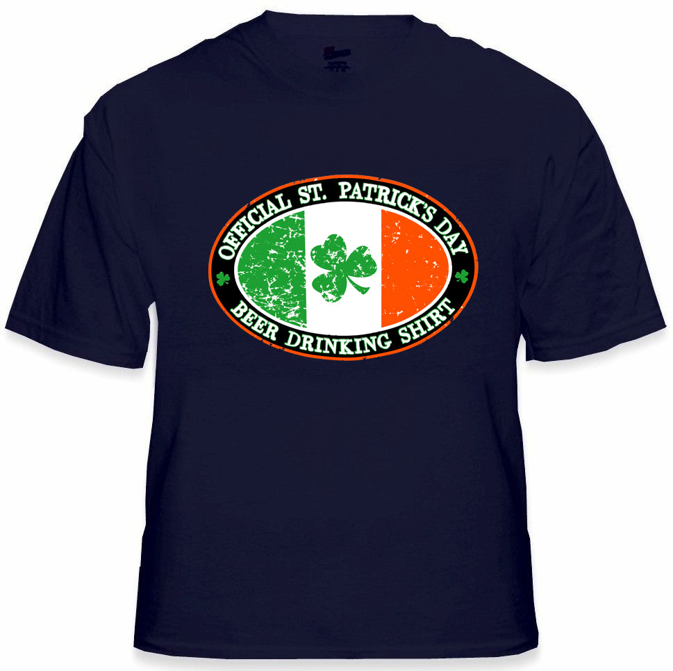 Official St. Patrick's Day Beer Drinking Men's T-Shirt