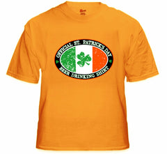 Official St. Patrick's Day Beer Drinking Men's T-Shirt