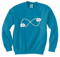 "Okay? Okay." John Green Quote The Fault in Our Stars Infinity Symbol Crewneck Sweatshirt