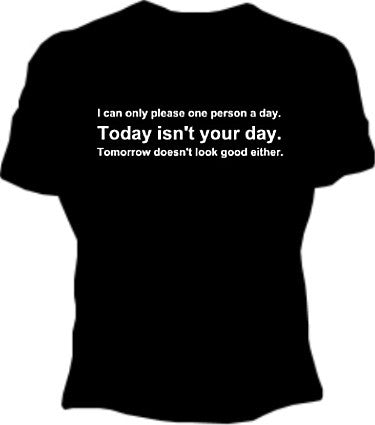 ...One Person A Day Girls T-Shirt