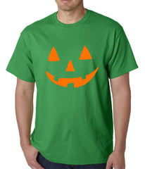 Halloween Tshirt - Orange Jack O' Lantern Mens T-shirt