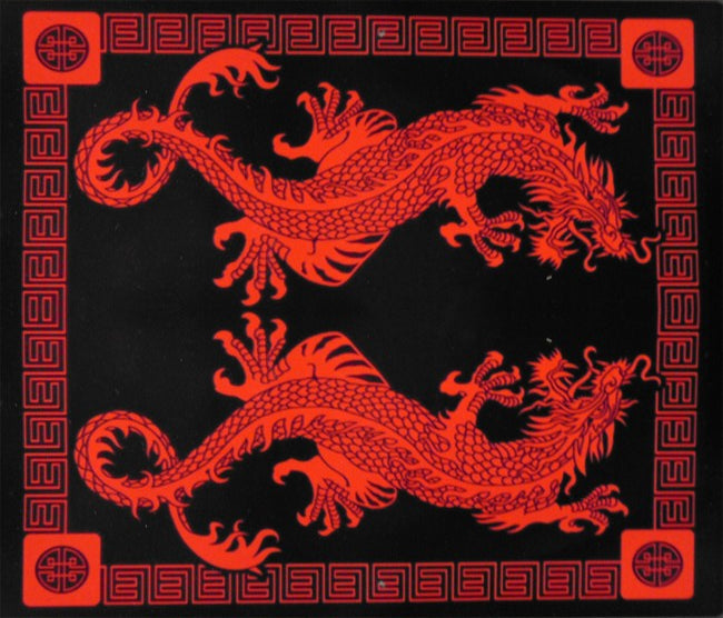 Oriental Twin Dragon Tapestry