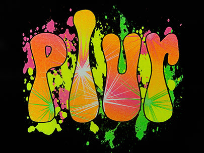 P.L.U.R. "Peace, Love, Unity, Respect" Men'sT-Shirt