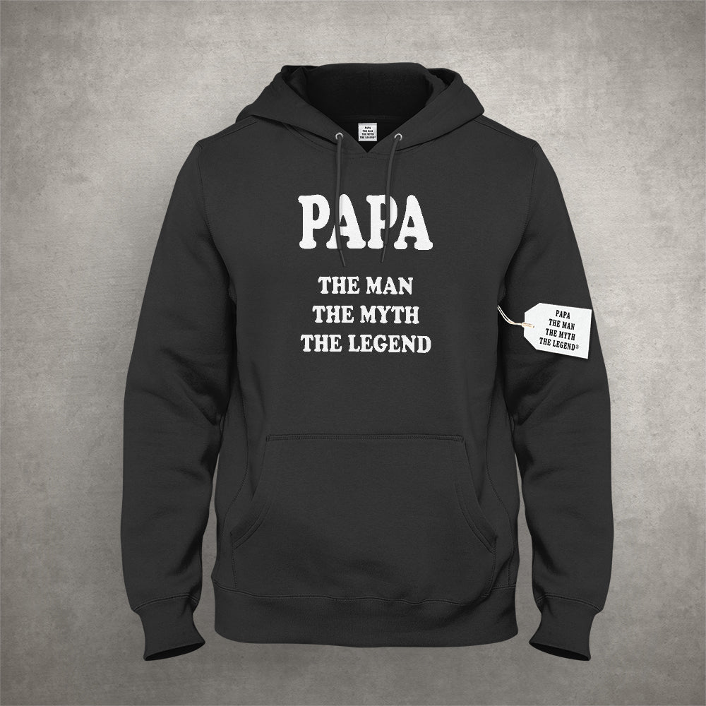 Papa - The Man, The Myth, The Legend Fathers Day Adult Hoodie