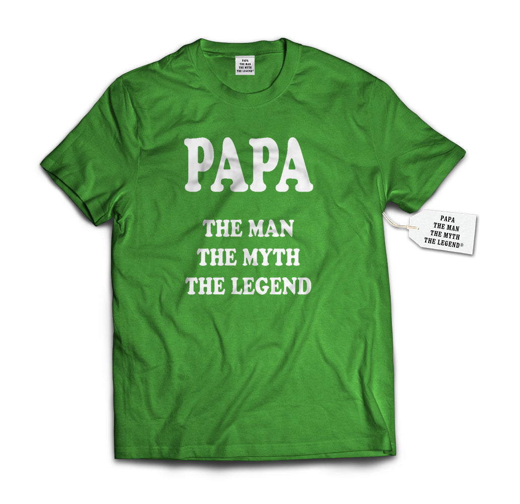 Papa - The Man, The Myth, The Legend® Fathers Day Mens T-shirt
