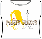 Paris Sucks Girls T-Shirt