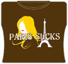 Paris Sucks Girls T-Shirt