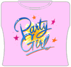 Party Girl Girls T-Shirt