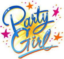 Party Girl Girls T-Shirt