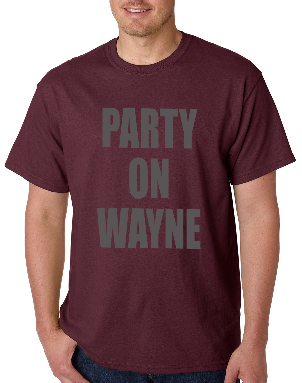 Party On Wayne Mens T-shirt