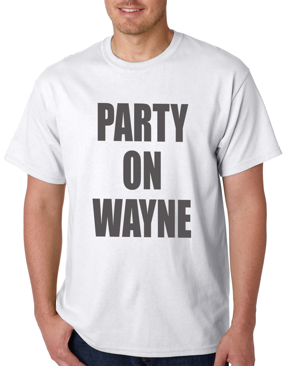 Party On Wayne Mens T-shirt