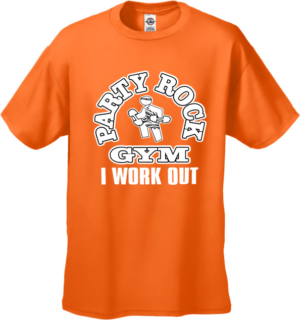 Party Rock Gym I Work Out Men's T-Shirt