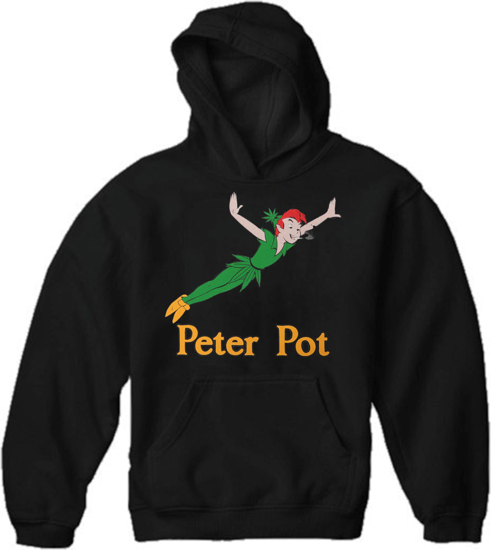 Peter Pot Funny Adult Hoodie