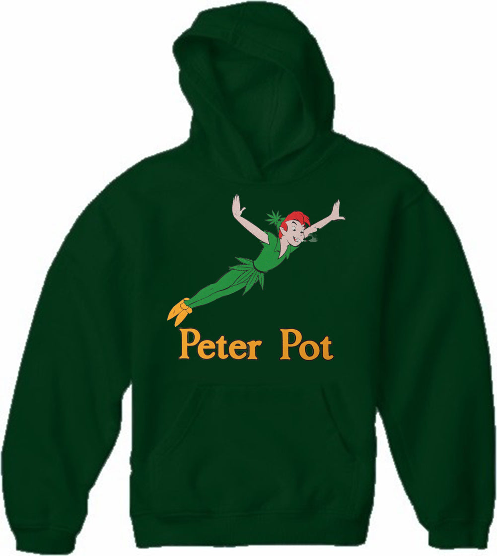 Peter Pot Funny Adult Hoodie