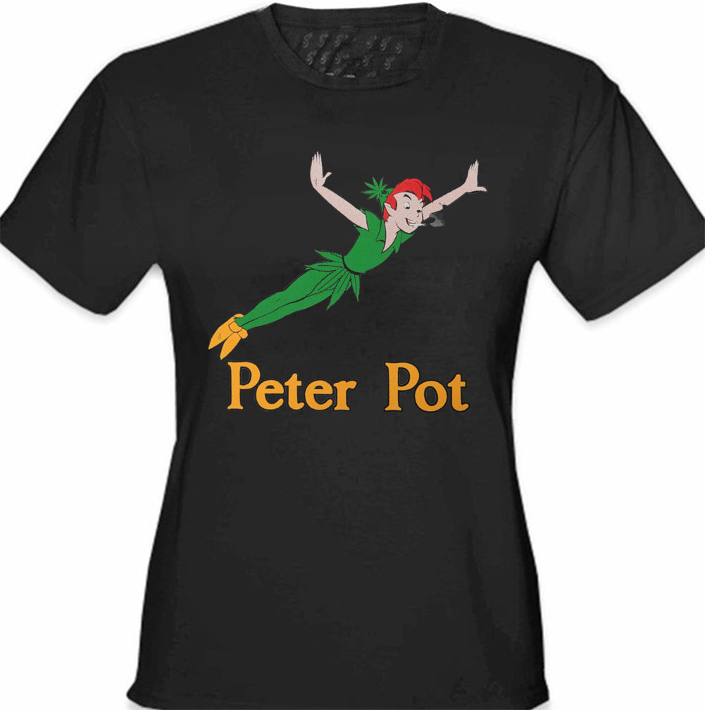 Peter Pot Funny Girl's T-Shirt