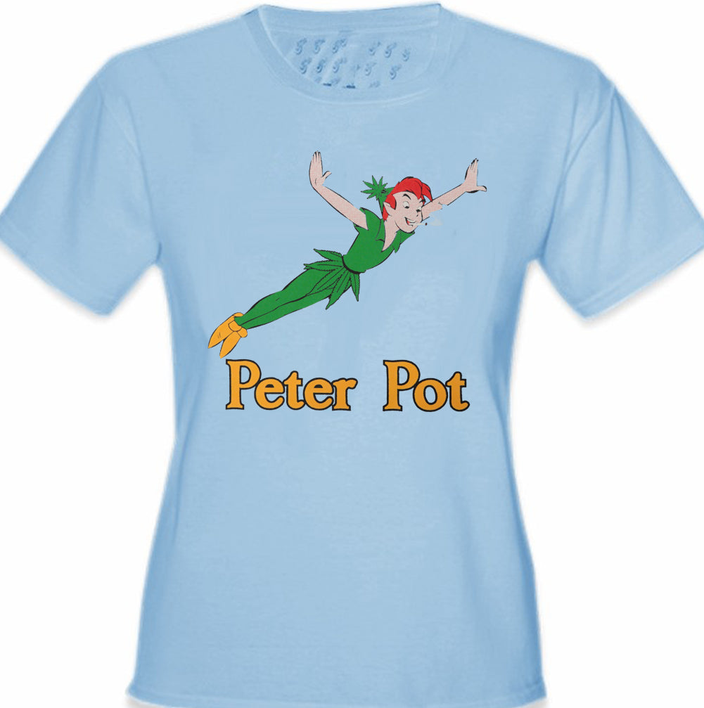 Peter Pot Funny Girl's T-Shirt