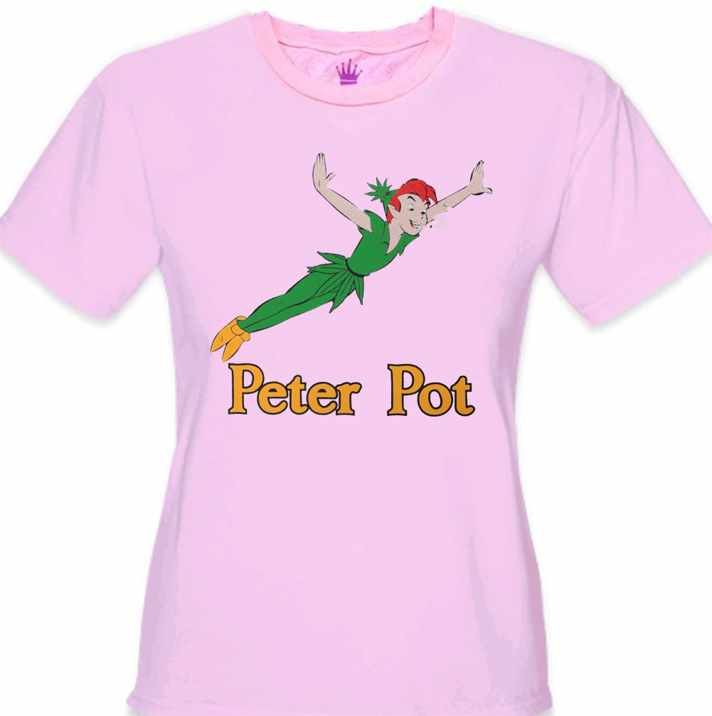 Peter Pot Funny Girl's T-Shirt