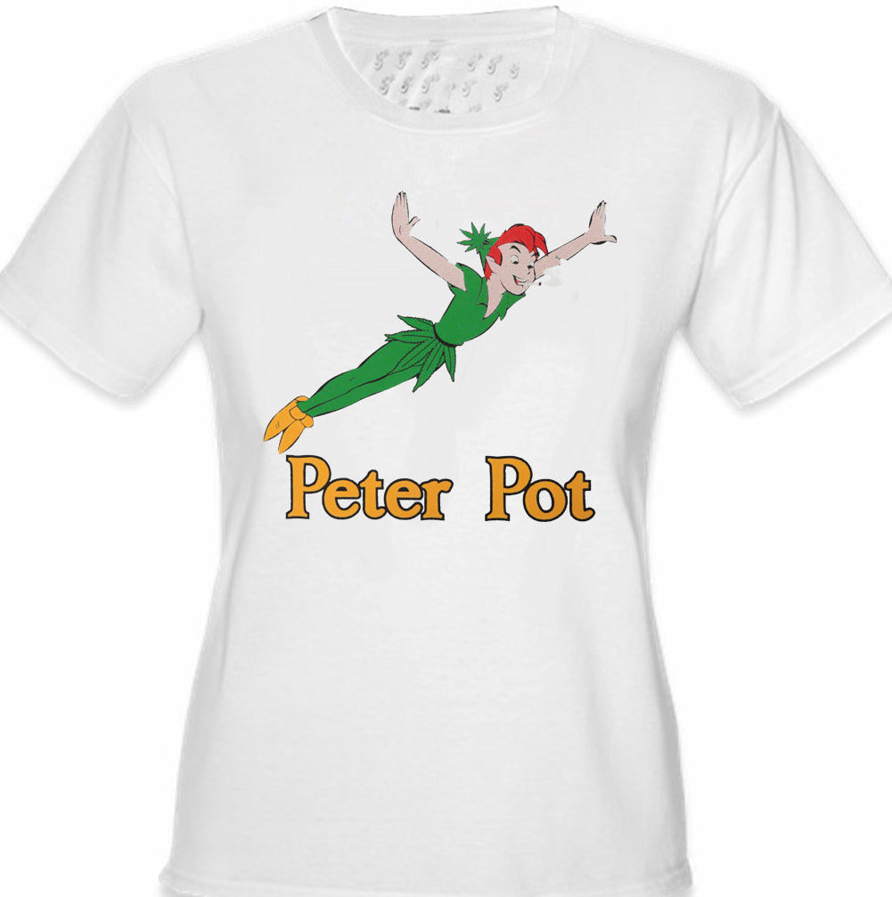 Peter Pot Funny Girl's T-Shirt