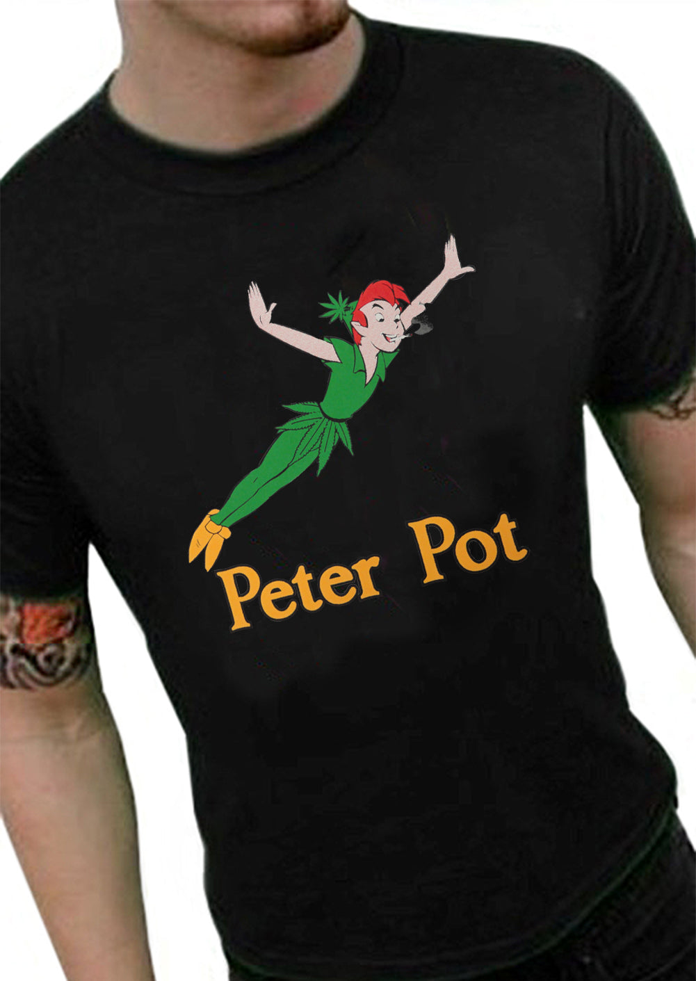 Peter Pot Funny Men's T-Shirt