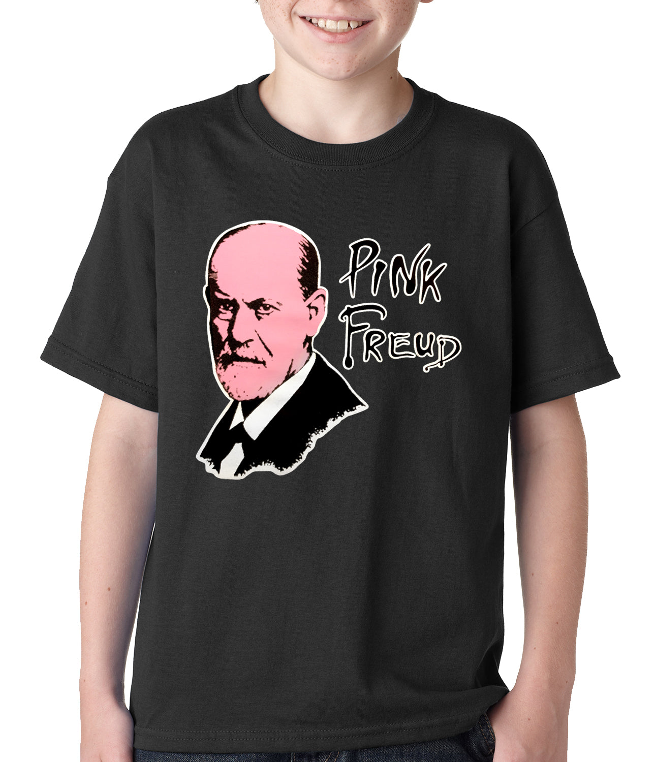 Pink Freud T-Shirt :: Sigmund Freud Kids T-shirt