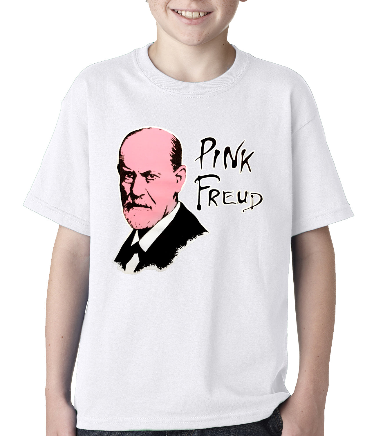 Pink Freud T-Shirt :: Sigmund Freud Kids T-shirt