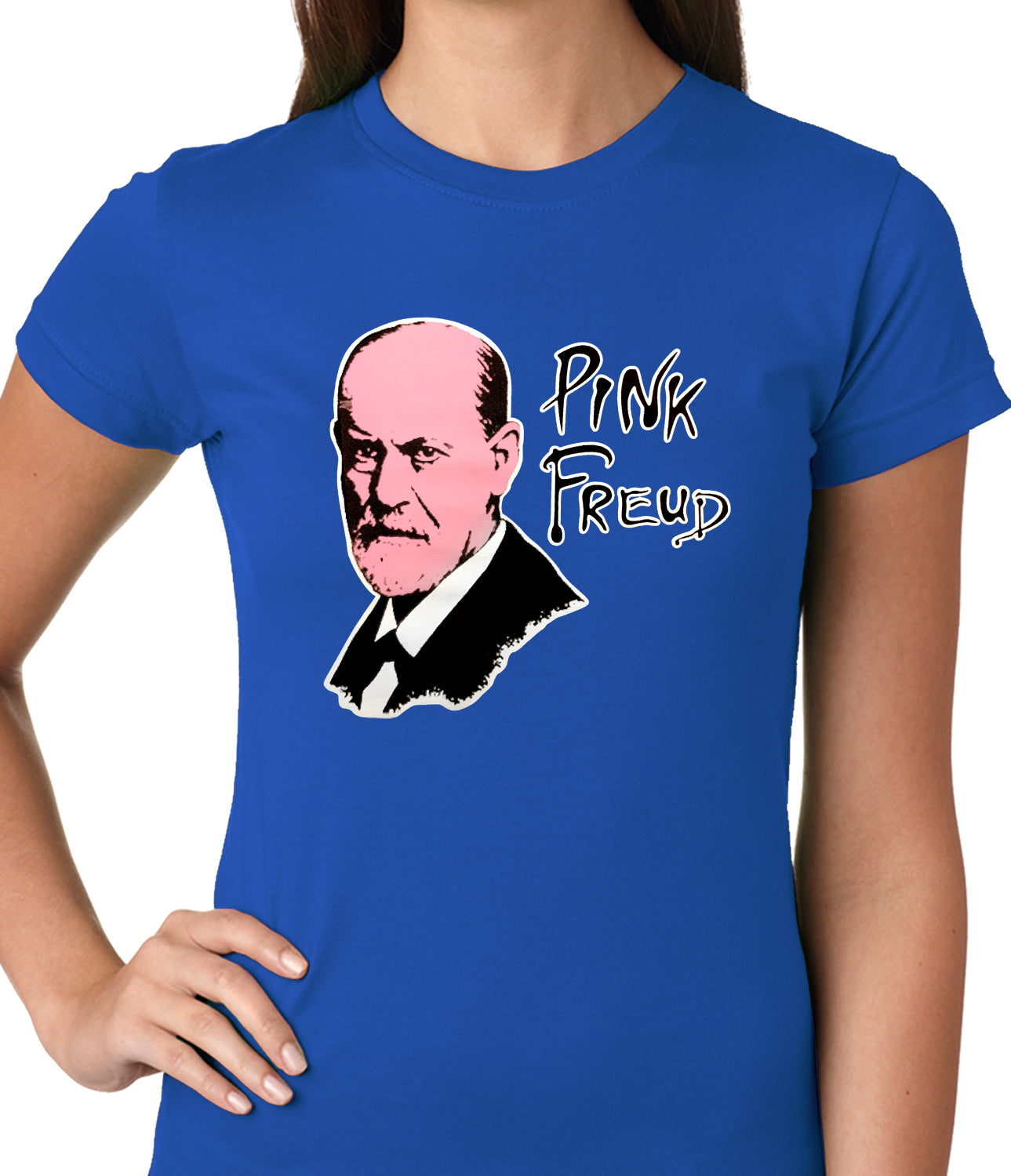 Pink Freud T-Shirt :: Sigmund Freud Ladies T-shirt