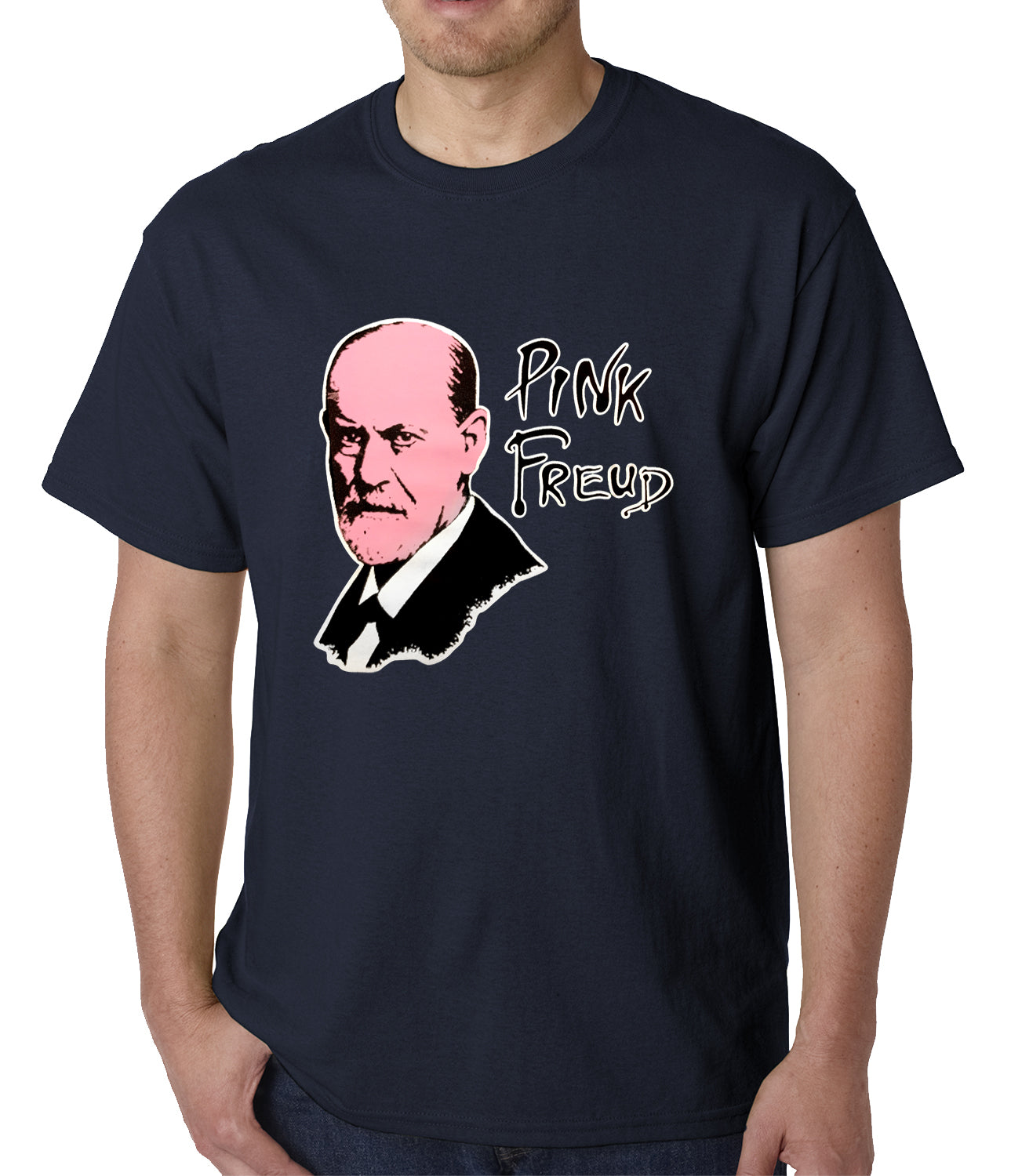 Pink Freud T-Shirt :: Sigmund Freud Mens T-Shirt
