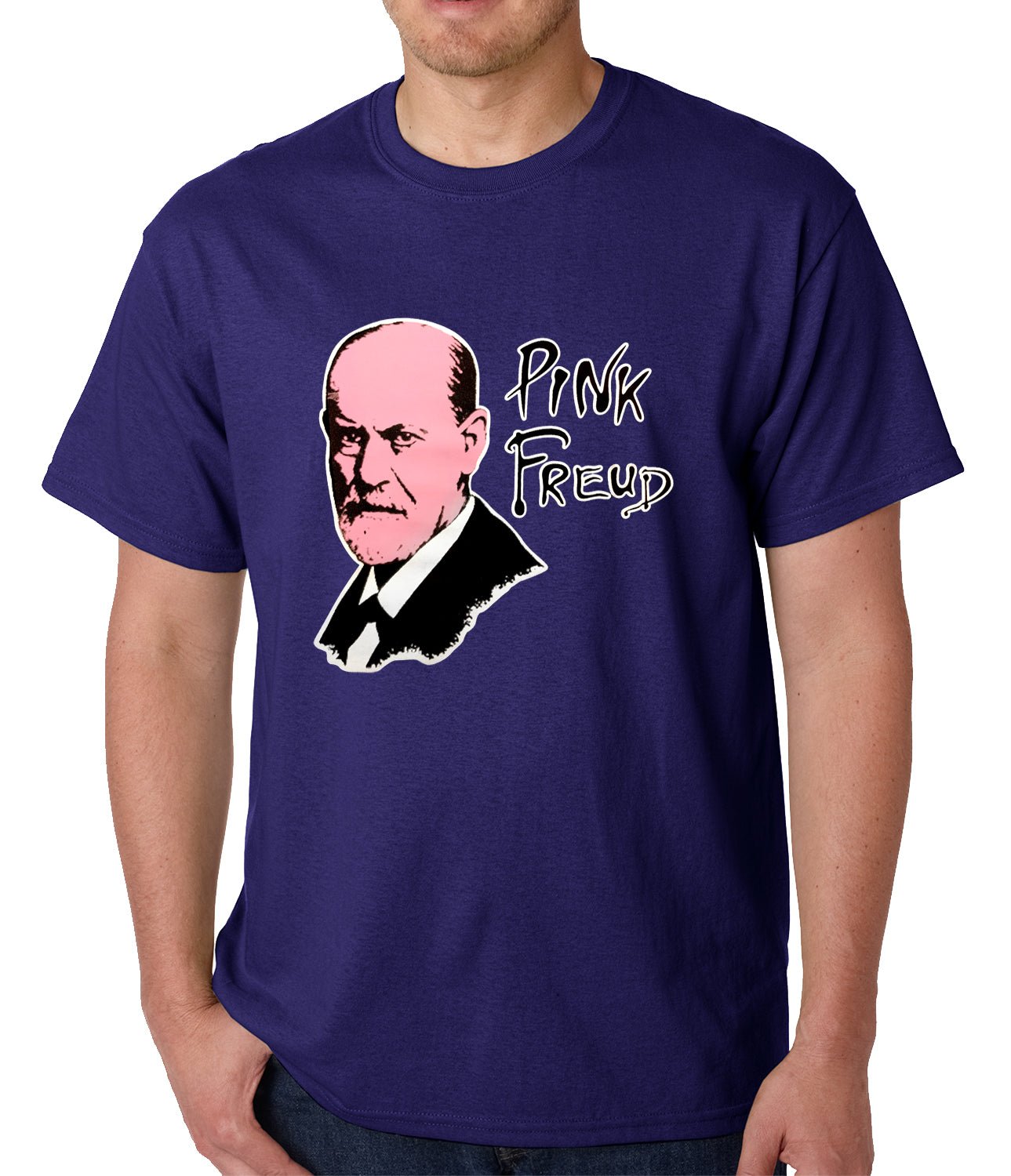 Pink Freud T-Shirt :: Sigmund Freud Mens T-Shirt