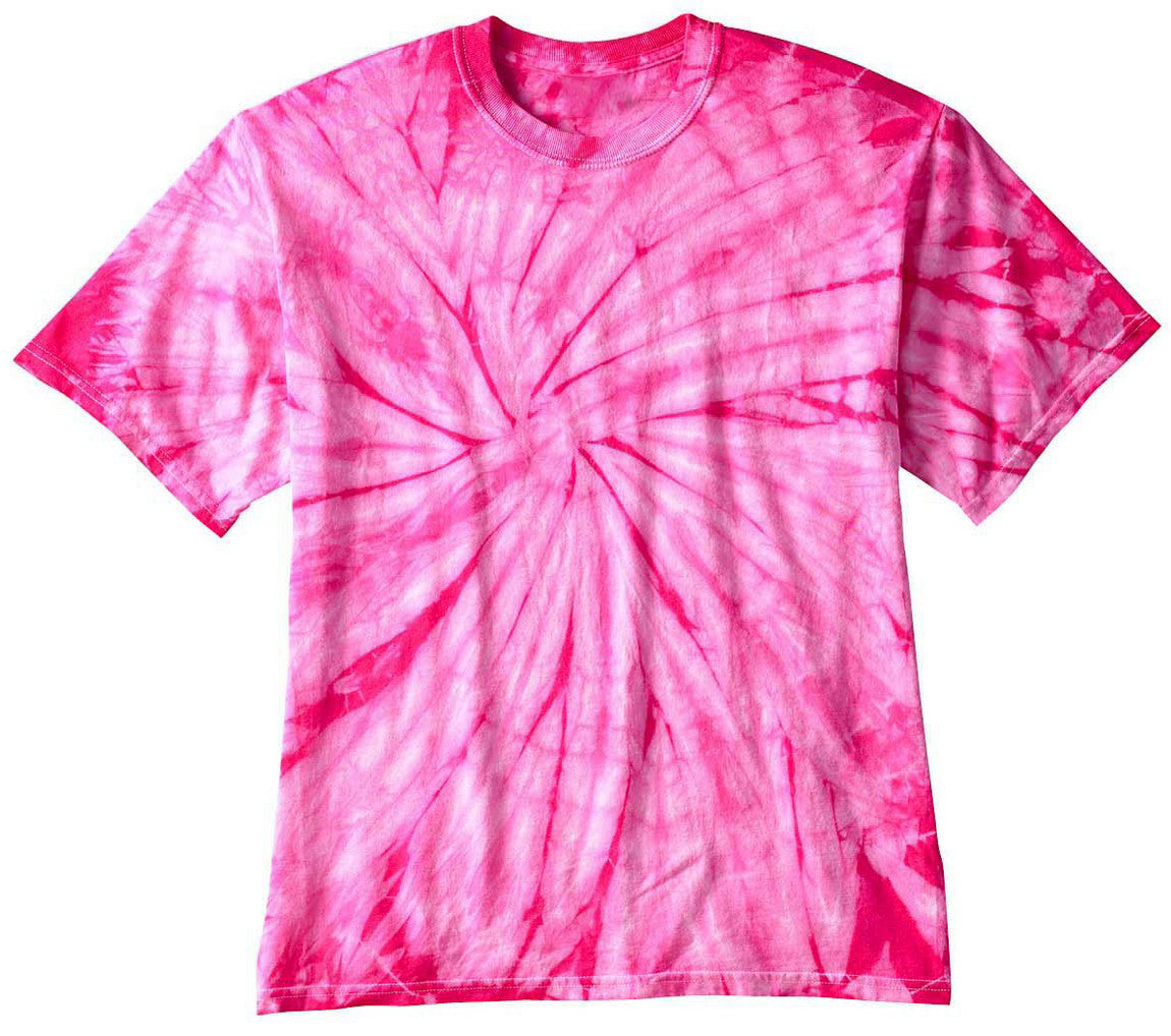 Pink Spider Mens Tie Dye T-shirt