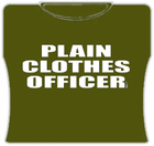 Plain Clothes Officer Girls T-Shirt
