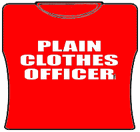 Plain Clothes Officer Girls T-Shirt