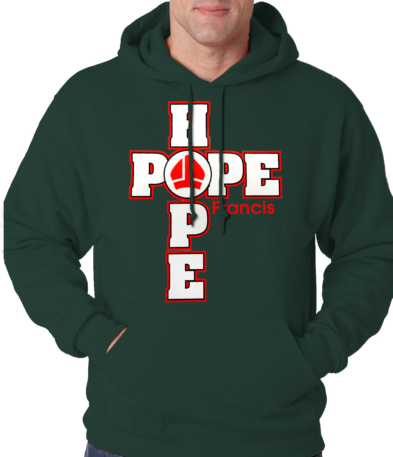 Pope Francis - Hope Adult Hoodie