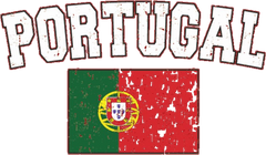 Portugal Vintage Flag International Hoodie